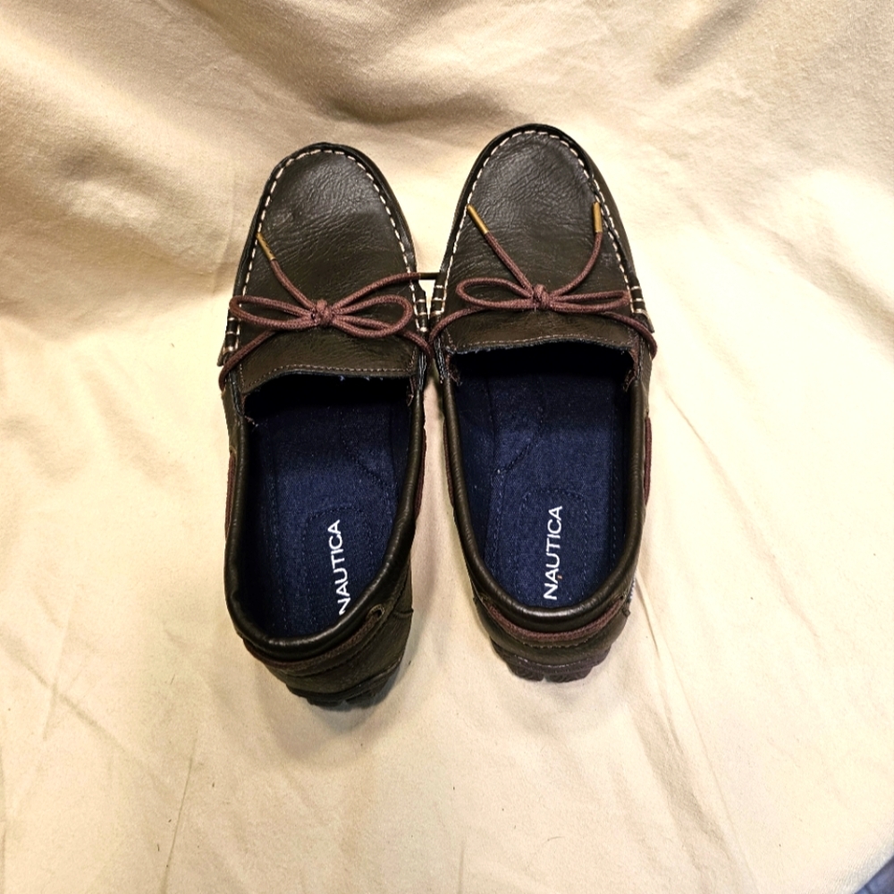 Nautica leather driving moccasins